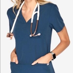 Figs Dark Harbor Casma Top